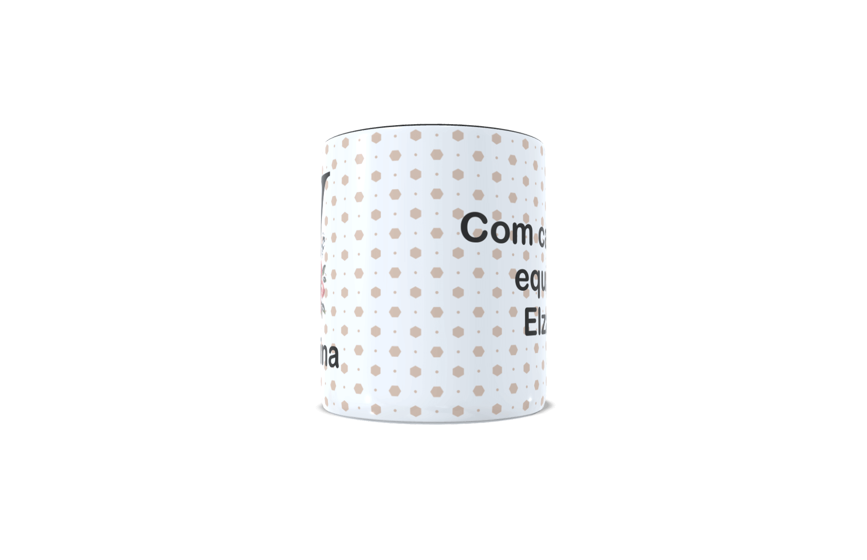 Caneca Vanilde preta Lado 2